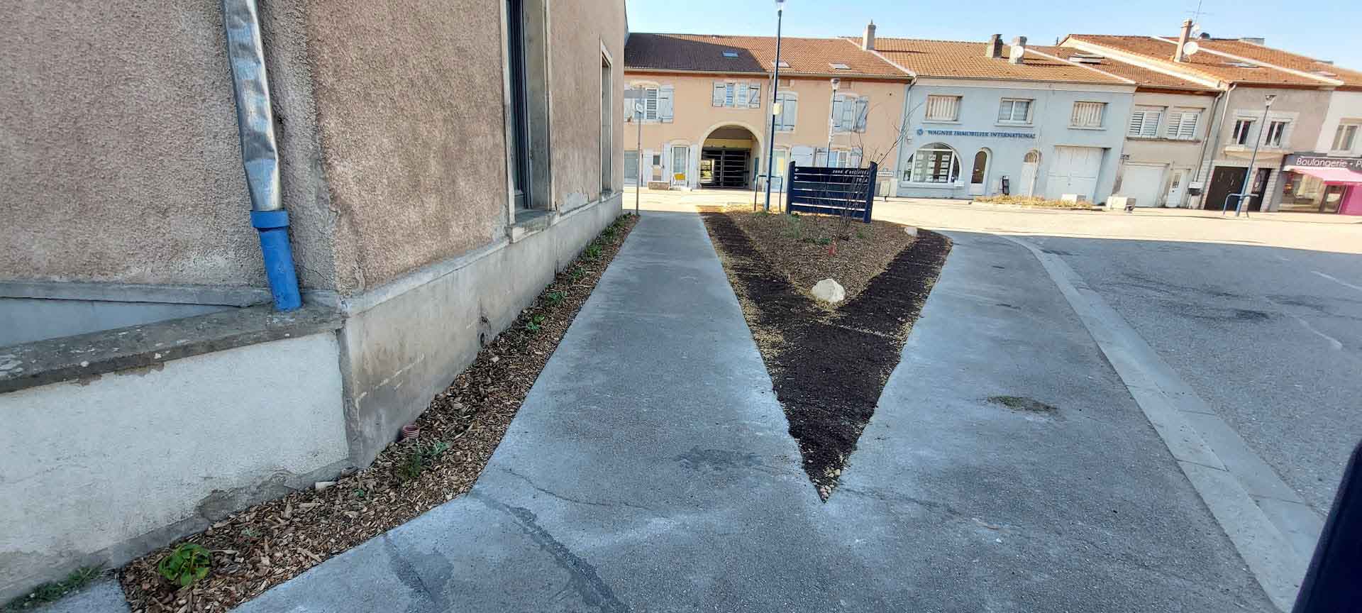 Désimperméabilisattion et renaturation d'une commune